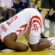 Image for article titled Steph Curry's Finger Mangled And James Harden's Eye Gouged In Opening Minutes Of Game 2